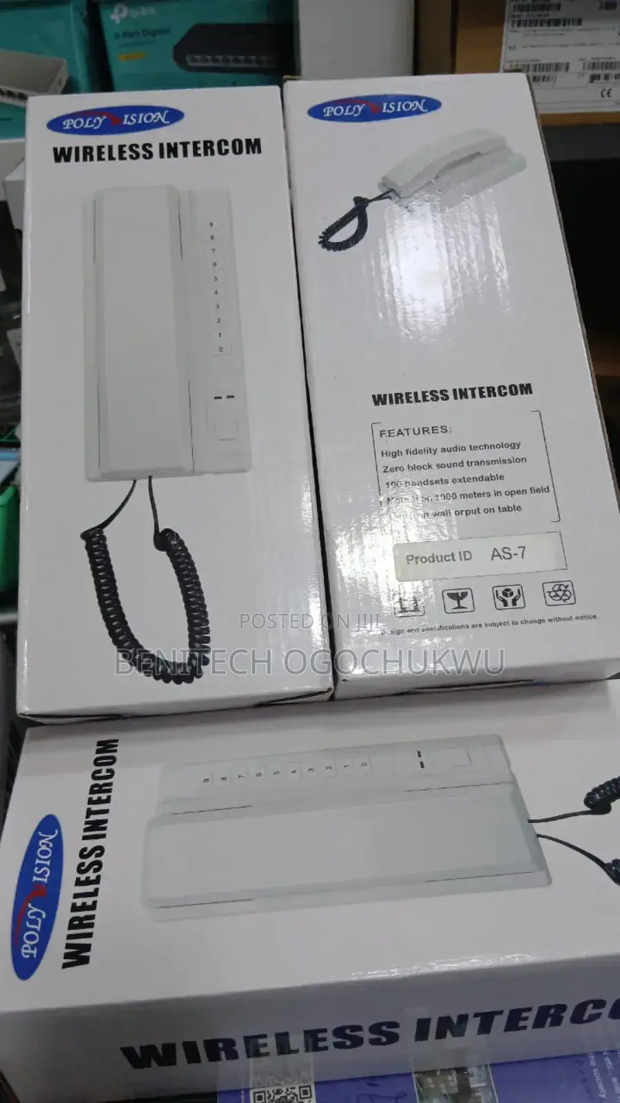 Poly Vision Wireless Intercom Product Id: As-7