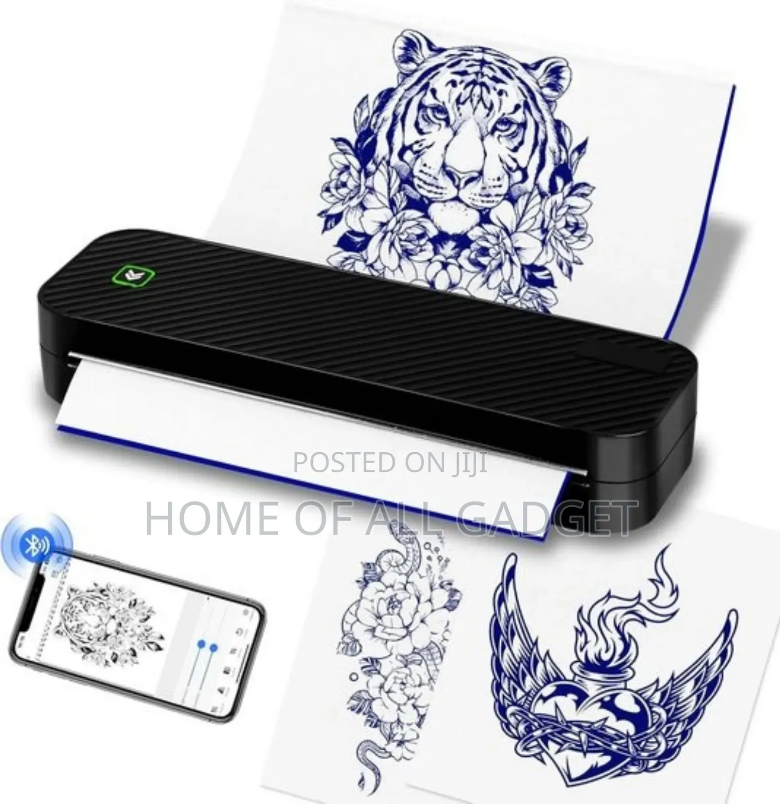 Inkless Portable Printer. For Tattoo and Printing Documents