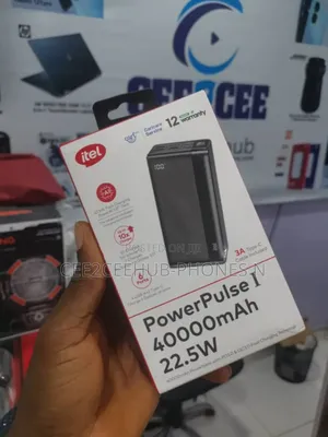 Itel 40,000mah 22.5w Fast Charge Powerbank
