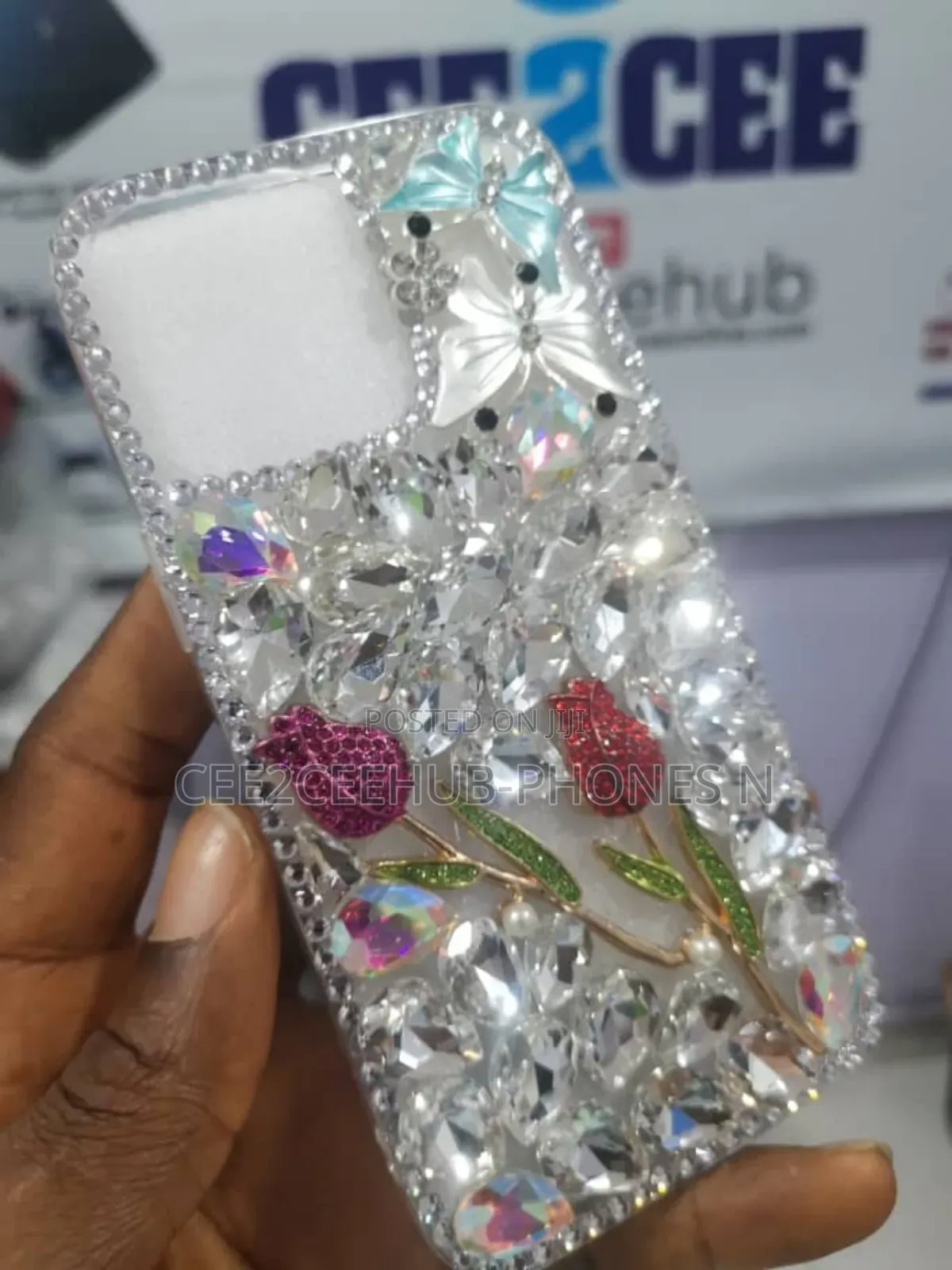 iPhone 14pro Max Rhinestone Case
