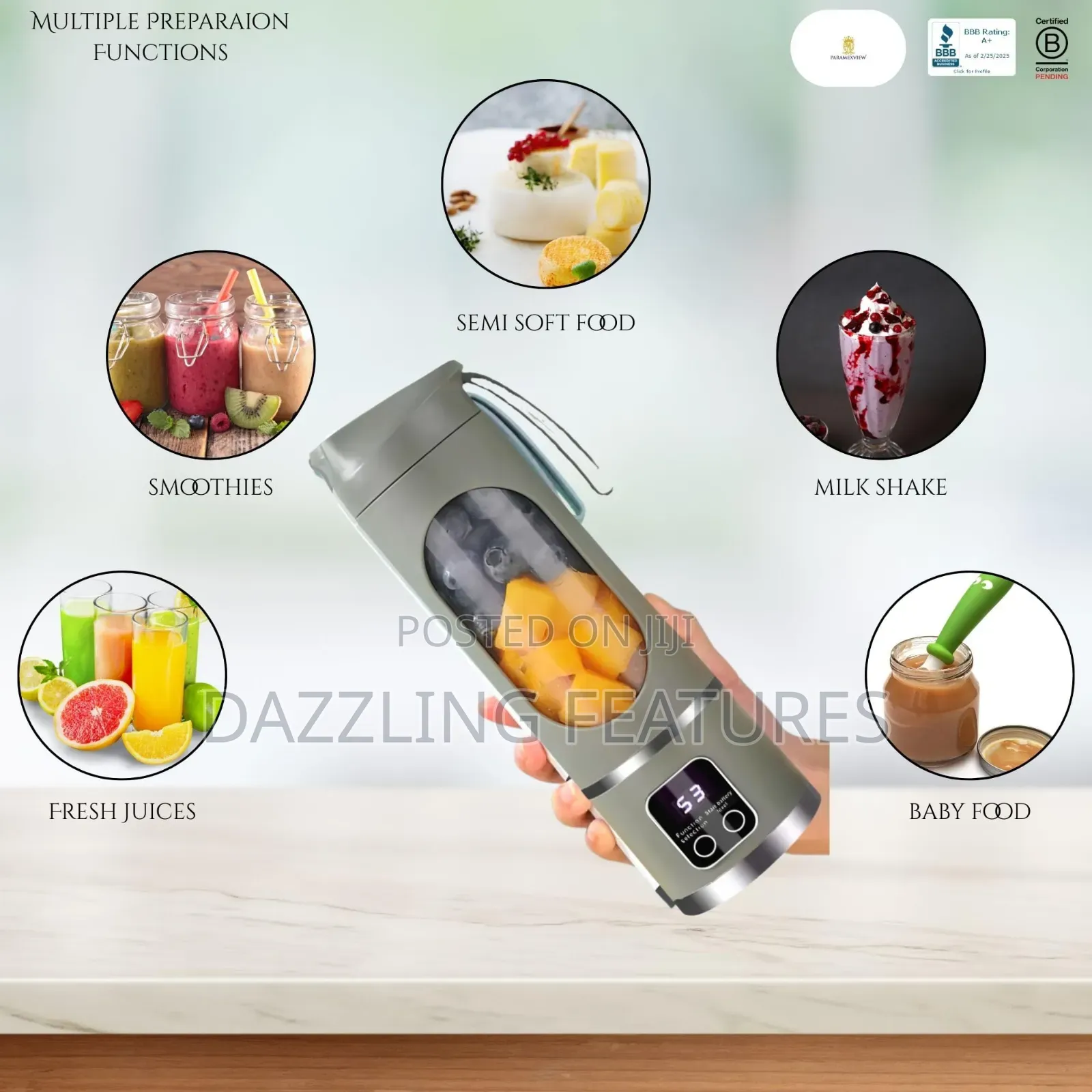 Rechargeable Blender