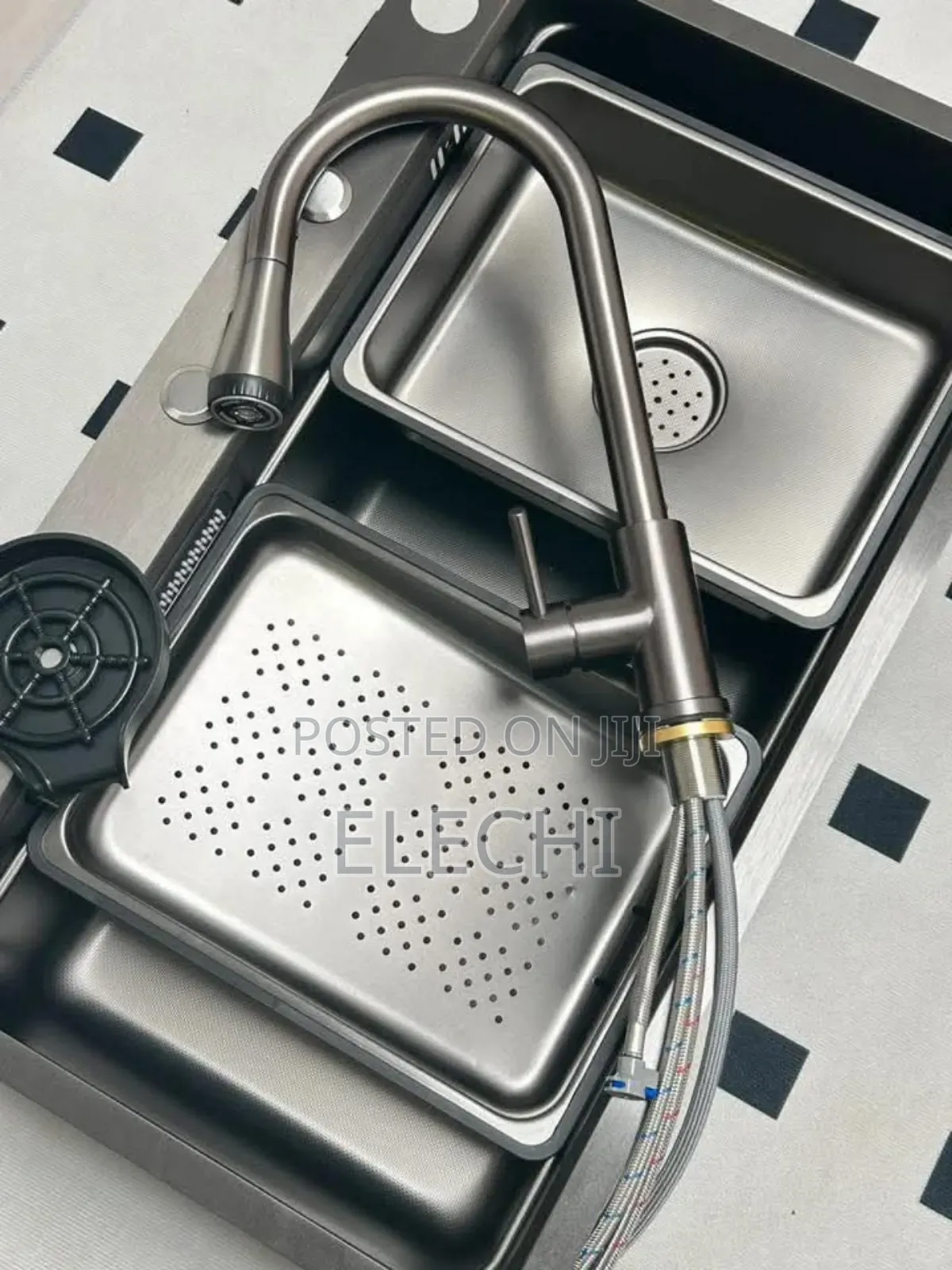 Multifunction Kitchen Sink Black