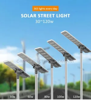 Outdoor Ip65 Aluminum Road Solar Street Light 60,80w,100w,