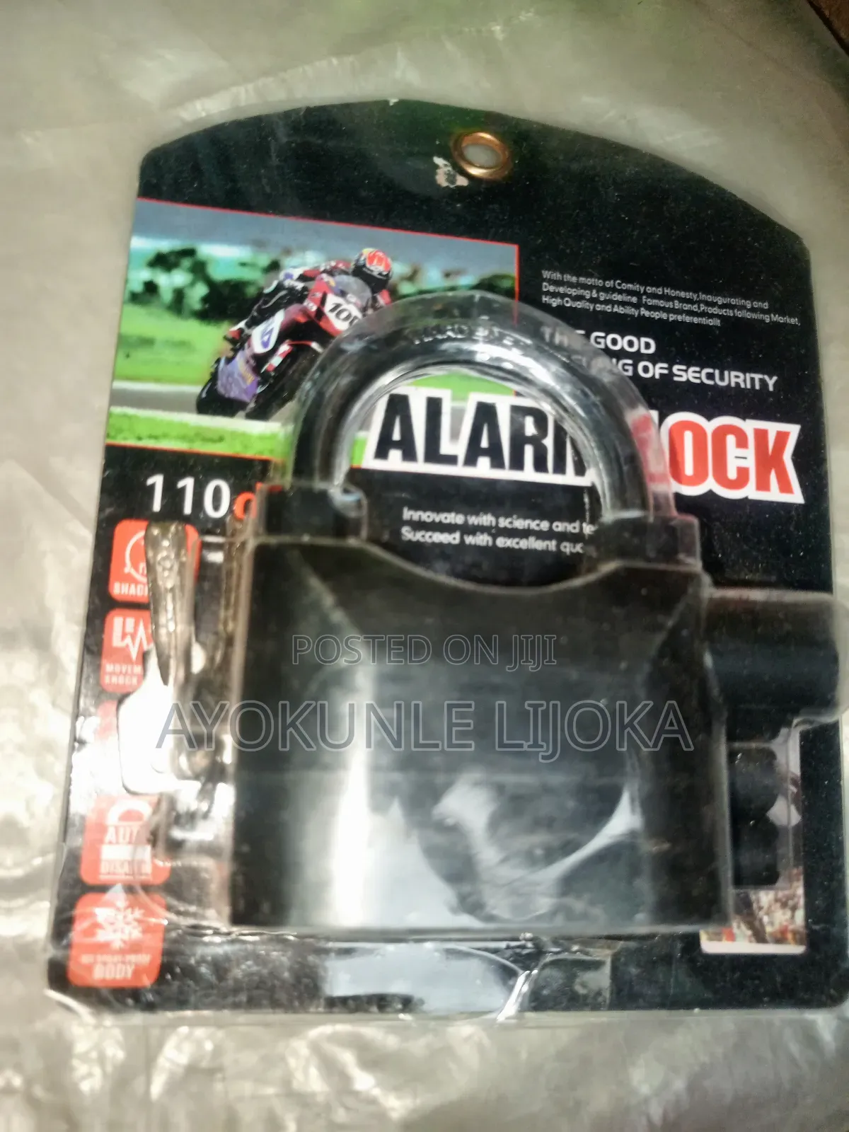 Alarm Security Padlock