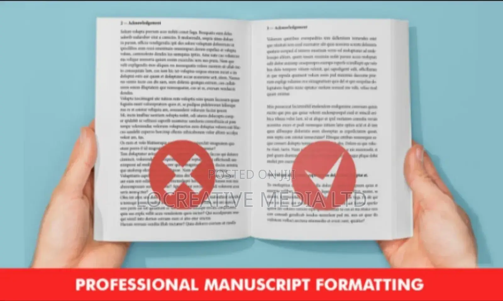 Manuscript Formatting Service for Paperback Publishing