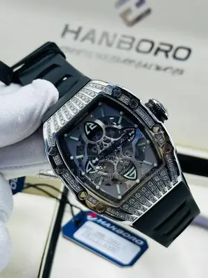 Hanboro Quality Luxury Rubber Wristwatch