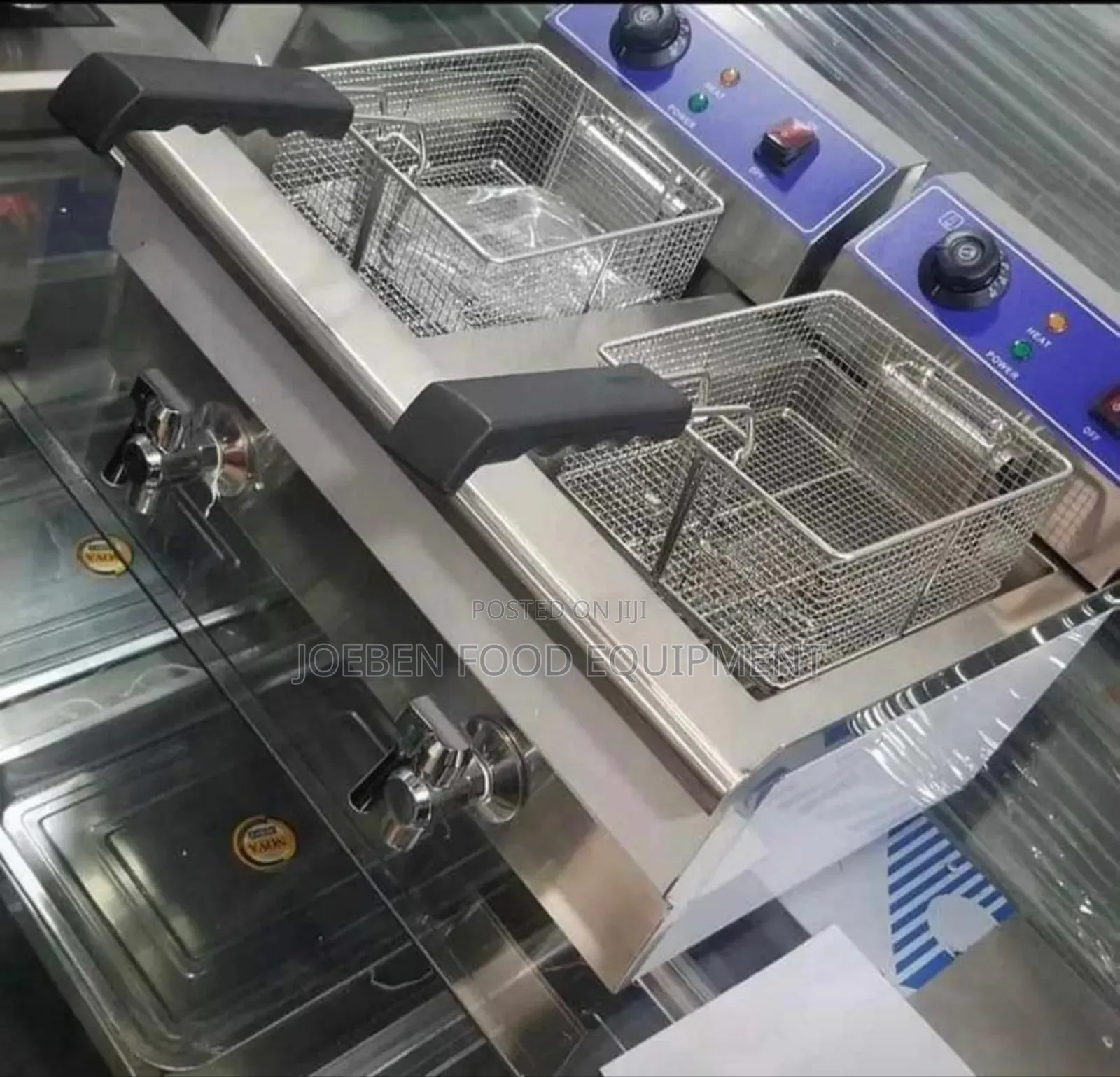 Double Basket Industrial Deep Fryer Electric