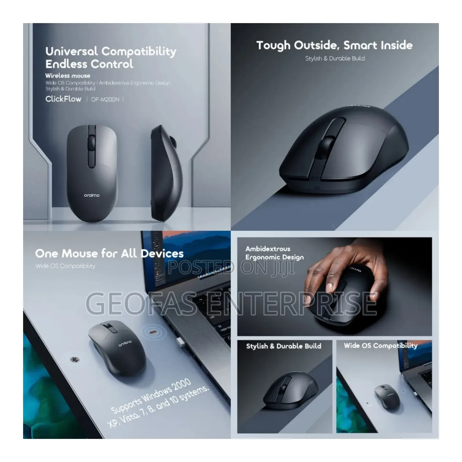 Oraimo Clickflow 1600 Cpi Wireless Mouse