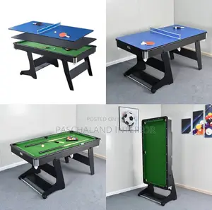 6ft Snooker Board With Table Tennis and Dining Table