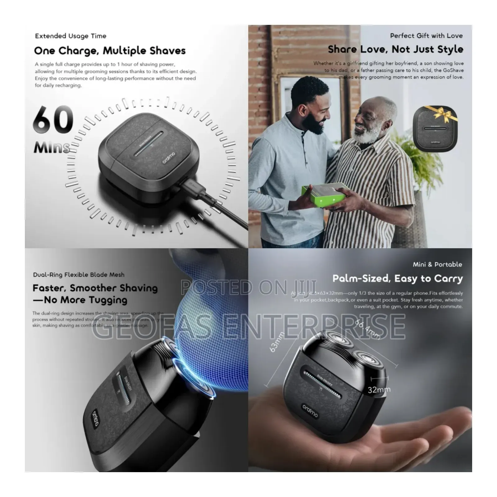 Oraimo Goshave Multi-Functional Shaver