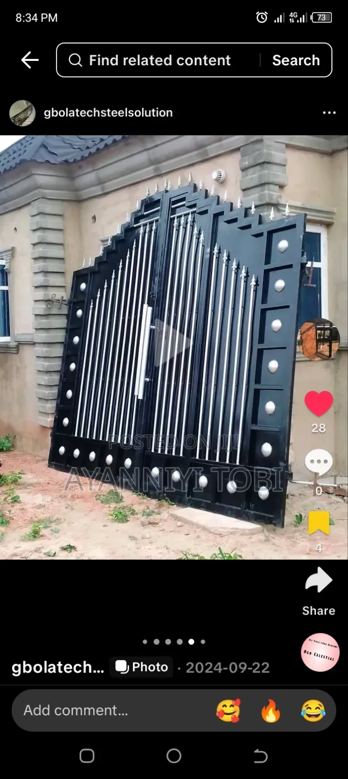 Iron Design Gate