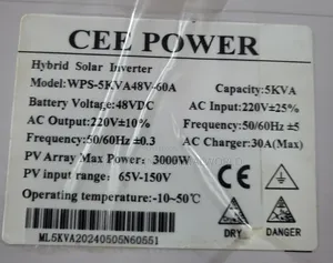 Cee Power Hybrid Inverter 5kva 60a