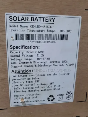Cworth 7.5kwh 48v 150a