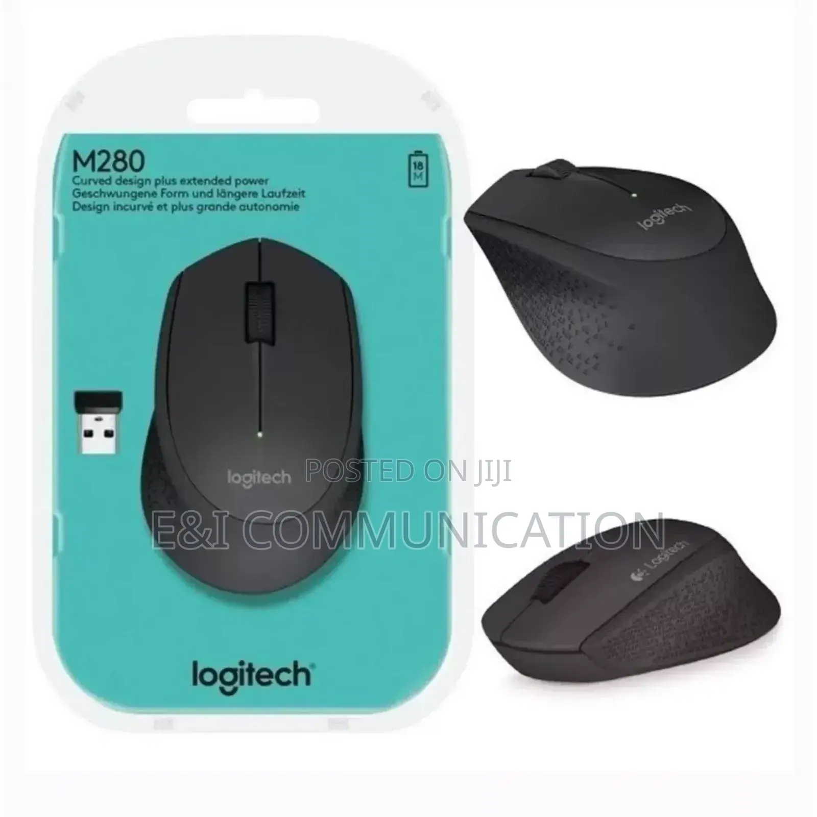 Logitech M280 Wireless Mouse.