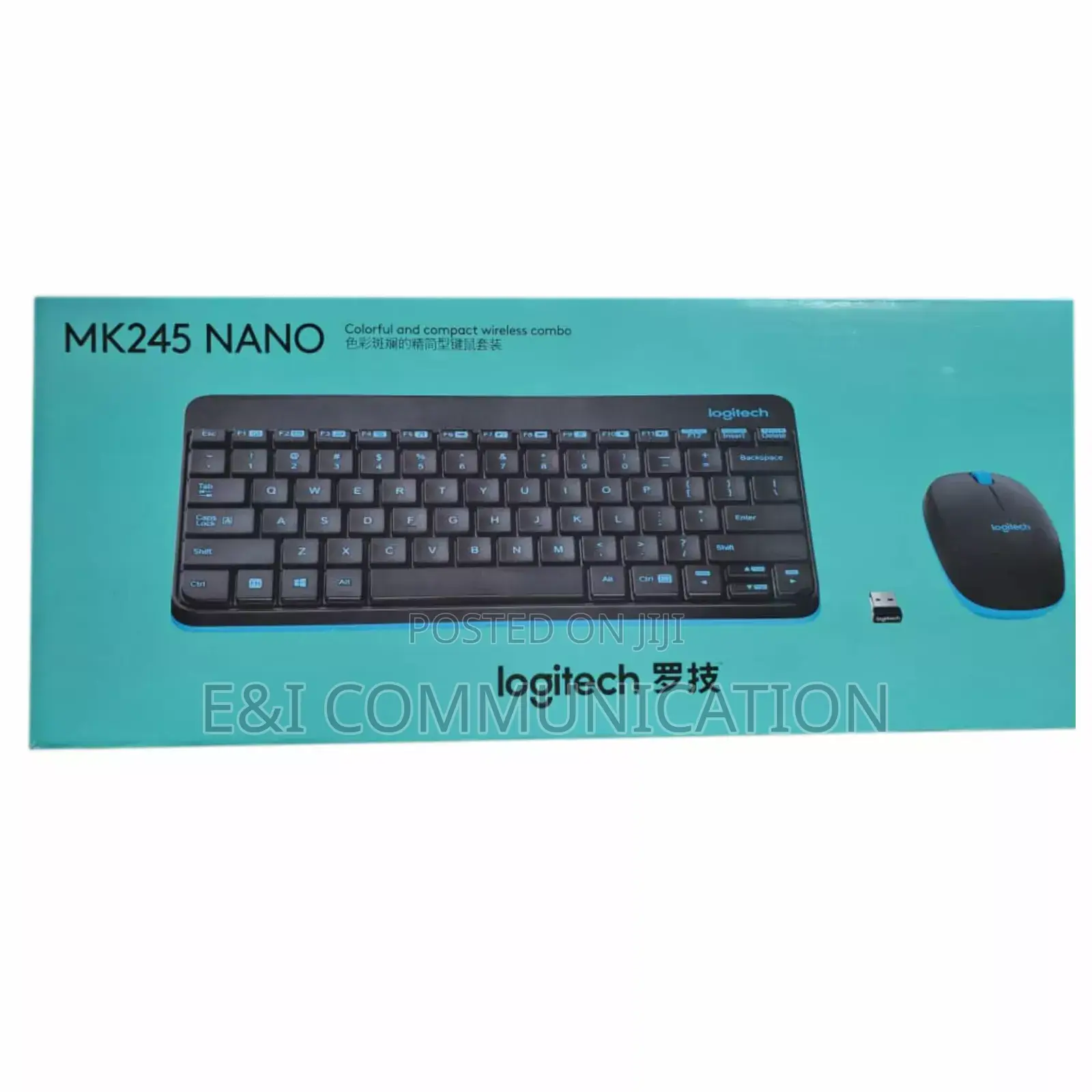 Logitech Mk245 Wireless Keyboard With Mouse.