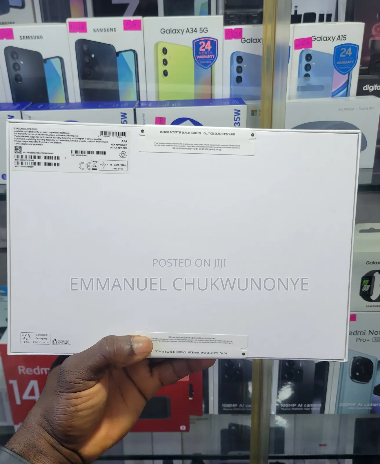 New Samsung Galaxy Tab S9 FE 128 GB Black