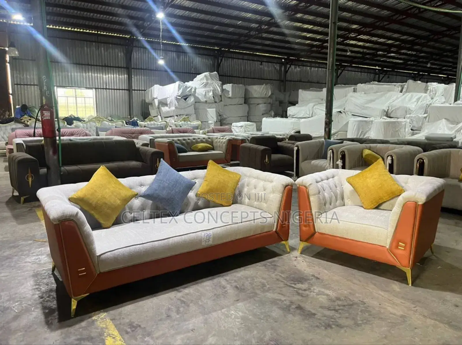 7 Seater Sofa With Imported Fabric
