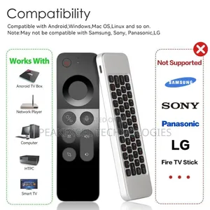 Wechip W3 Air Mouse 4-in-1 W3 Voice Remote