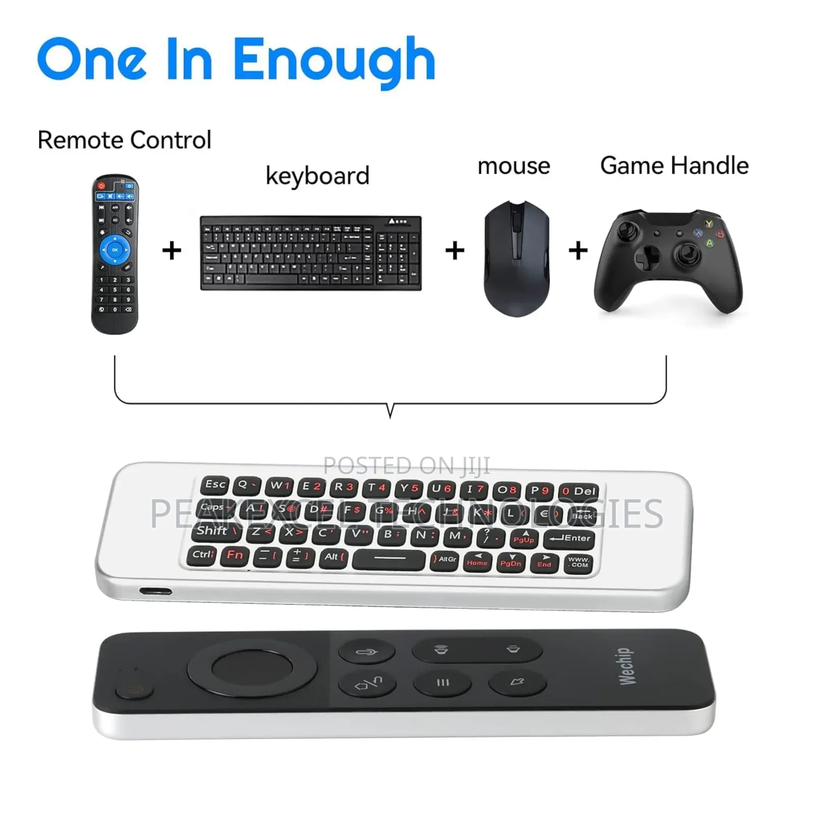 Wechip W3 Air Mouse 4-in-1 W3 Voice Remote