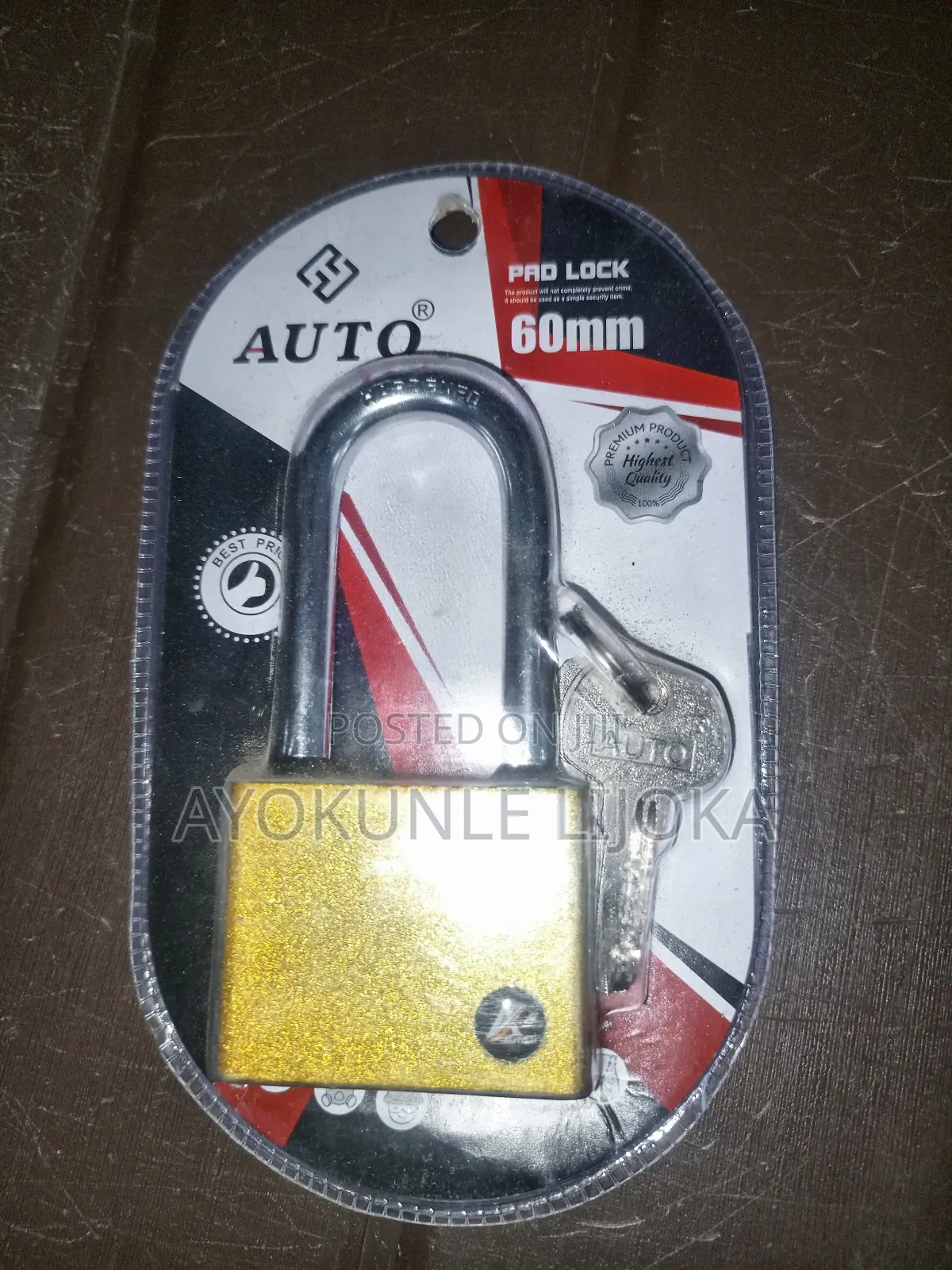 Auto Security Padlock