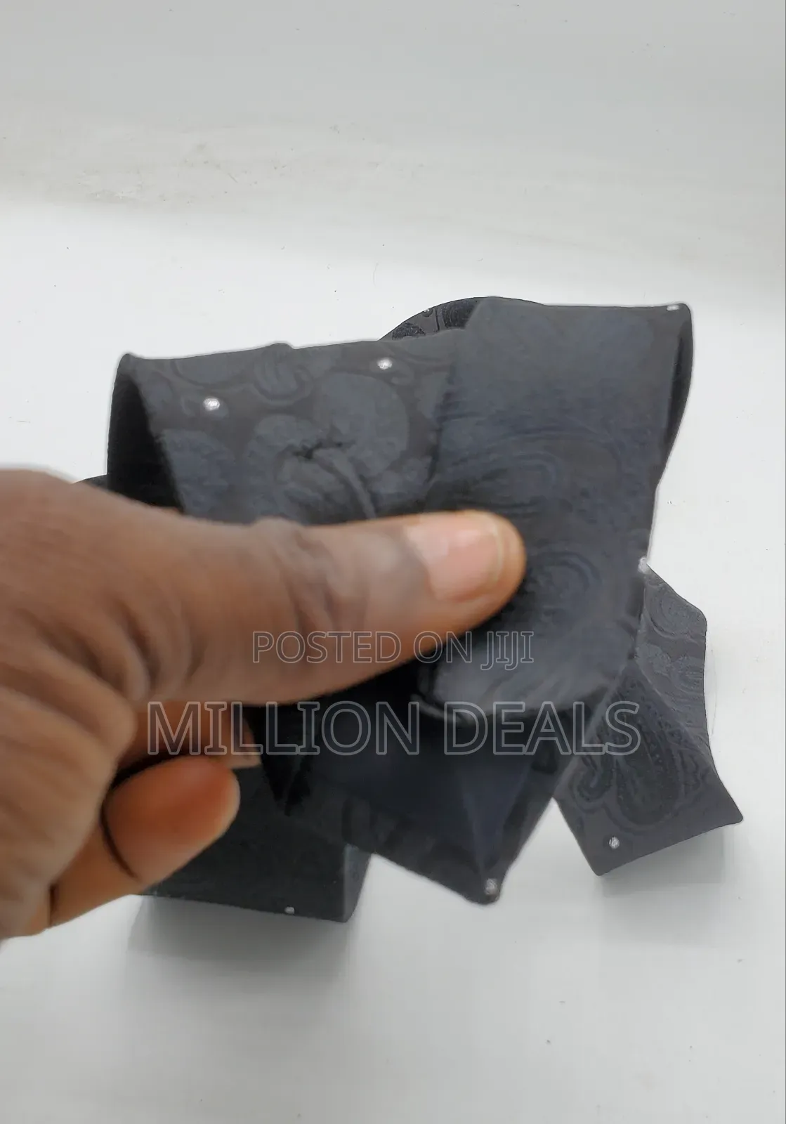 Black Slim Damas Stylish Men's Tie