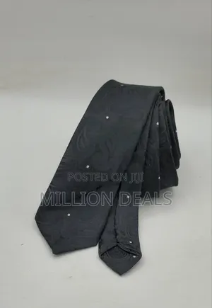 Black Slim Damas Stylish Men's Tie