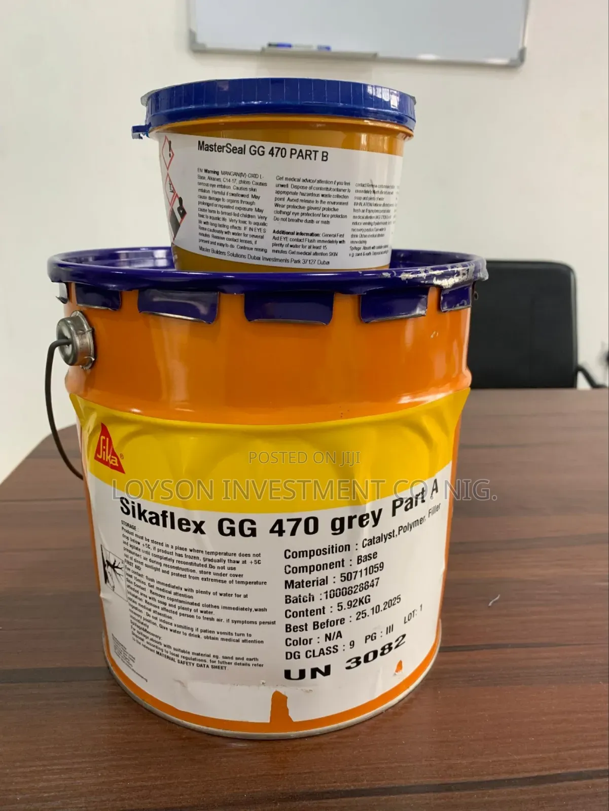 Sikaflex Gg470. Joint Sealant