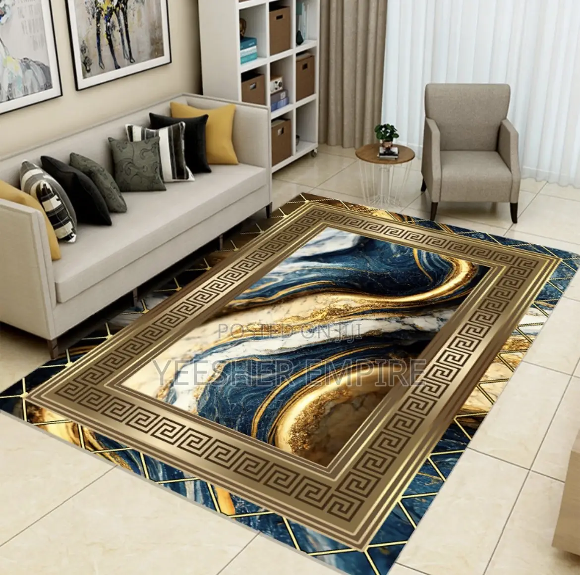 3d Center Rug