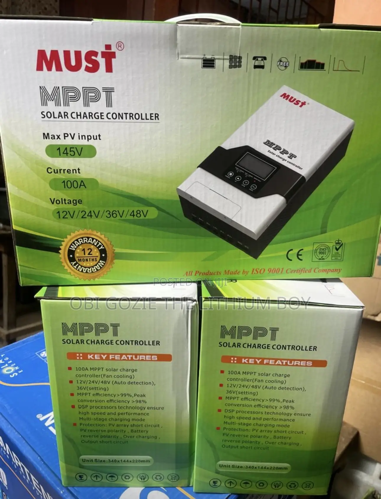 100a Must MPPT Solar Charge Controller