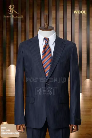 Italian Men's Luxury Stripes Suits Avl. As Seen