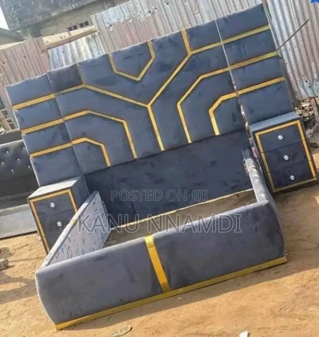 6by6 Bed Frame With Two Bedside Available