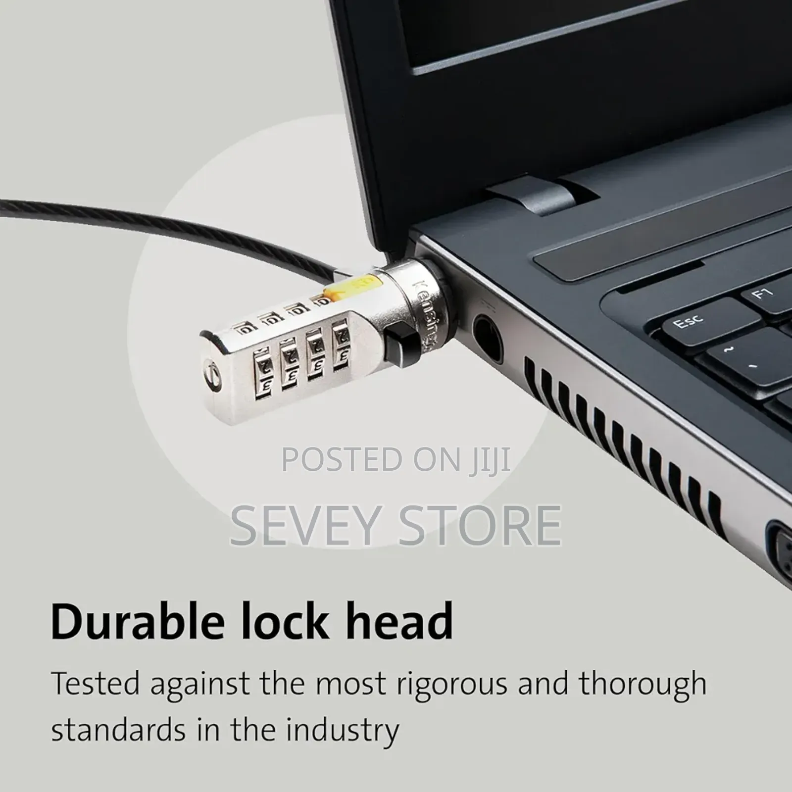 Cable Lock for Laptops and Other Devices (K64673am),Black