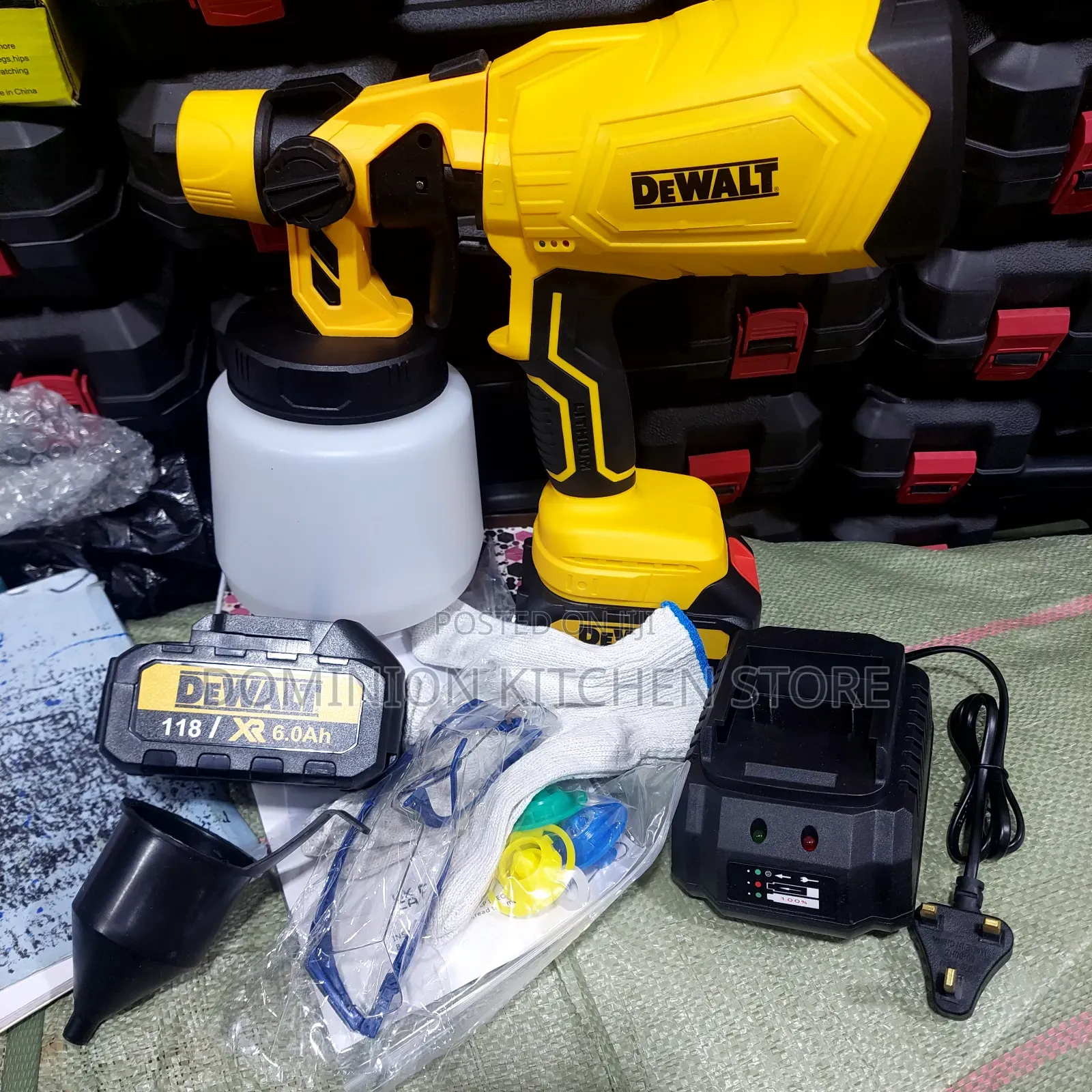 Cordless High Pressure Paint Sprayer
