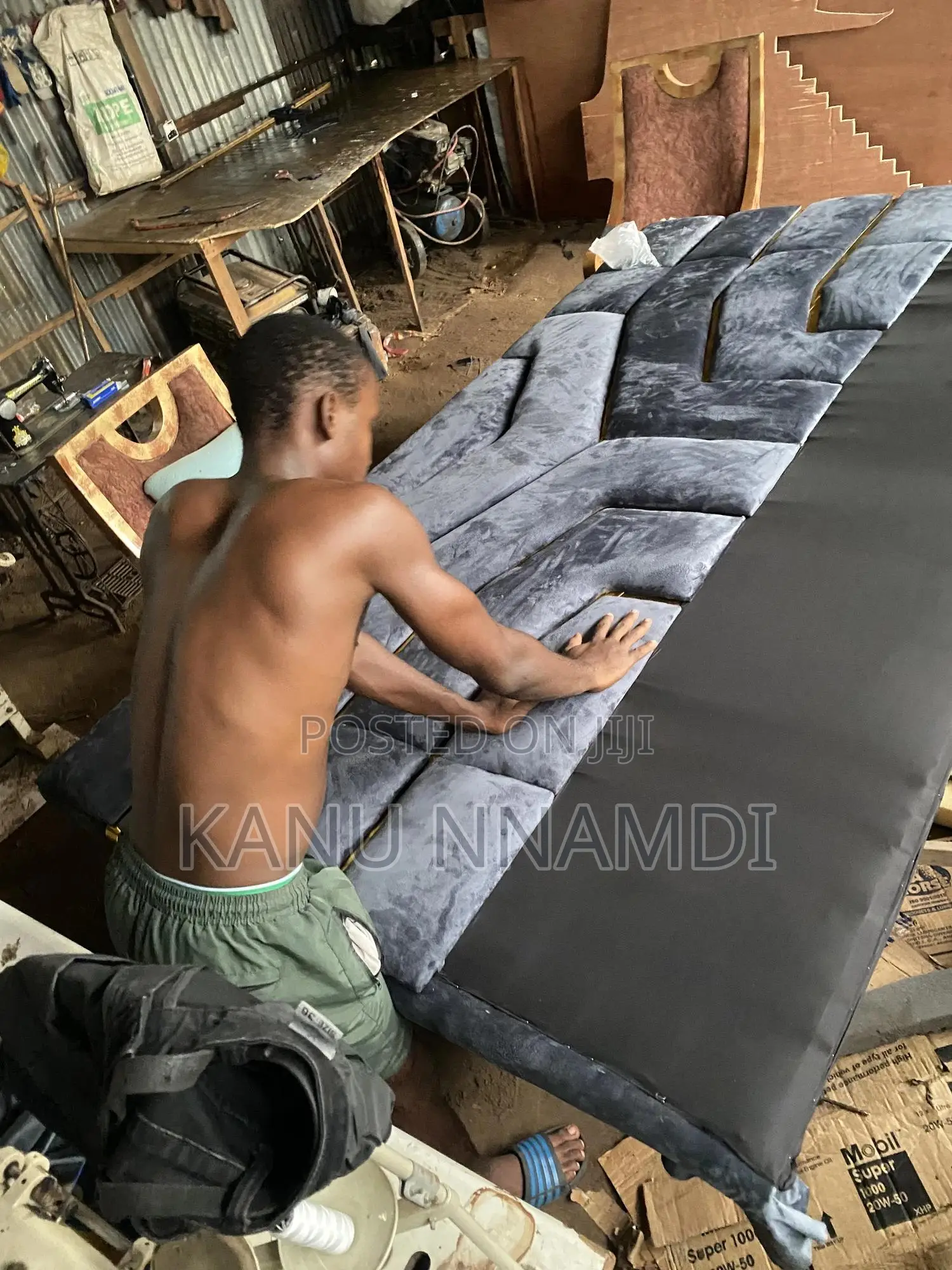 6by6 Bed Frame With Two Bedside Available