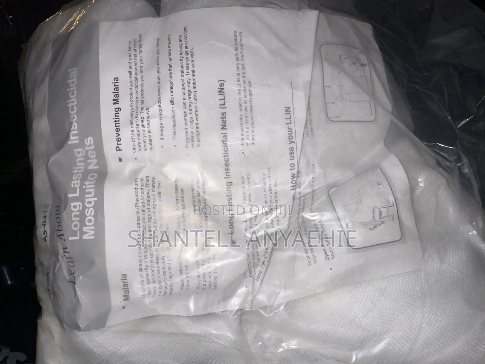 Treated Mosquito Net
