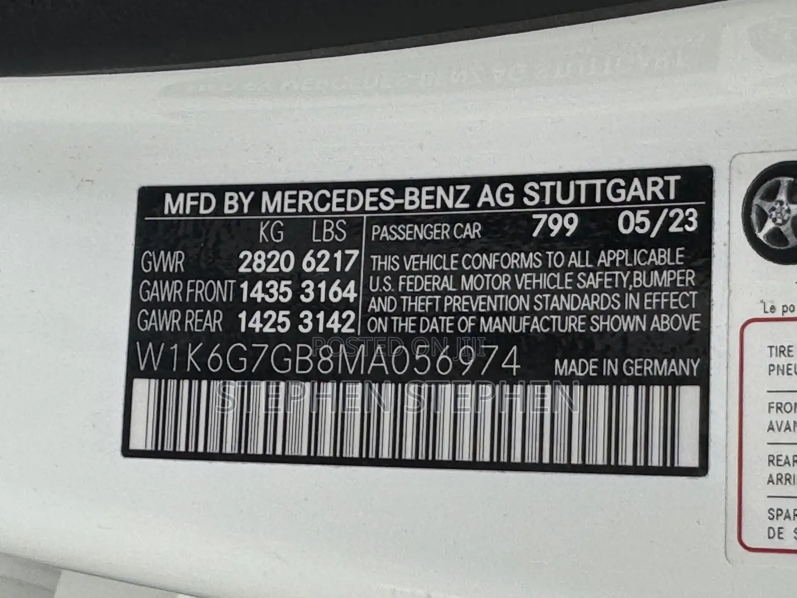 Mercedes-Benz S-Class 2023 White