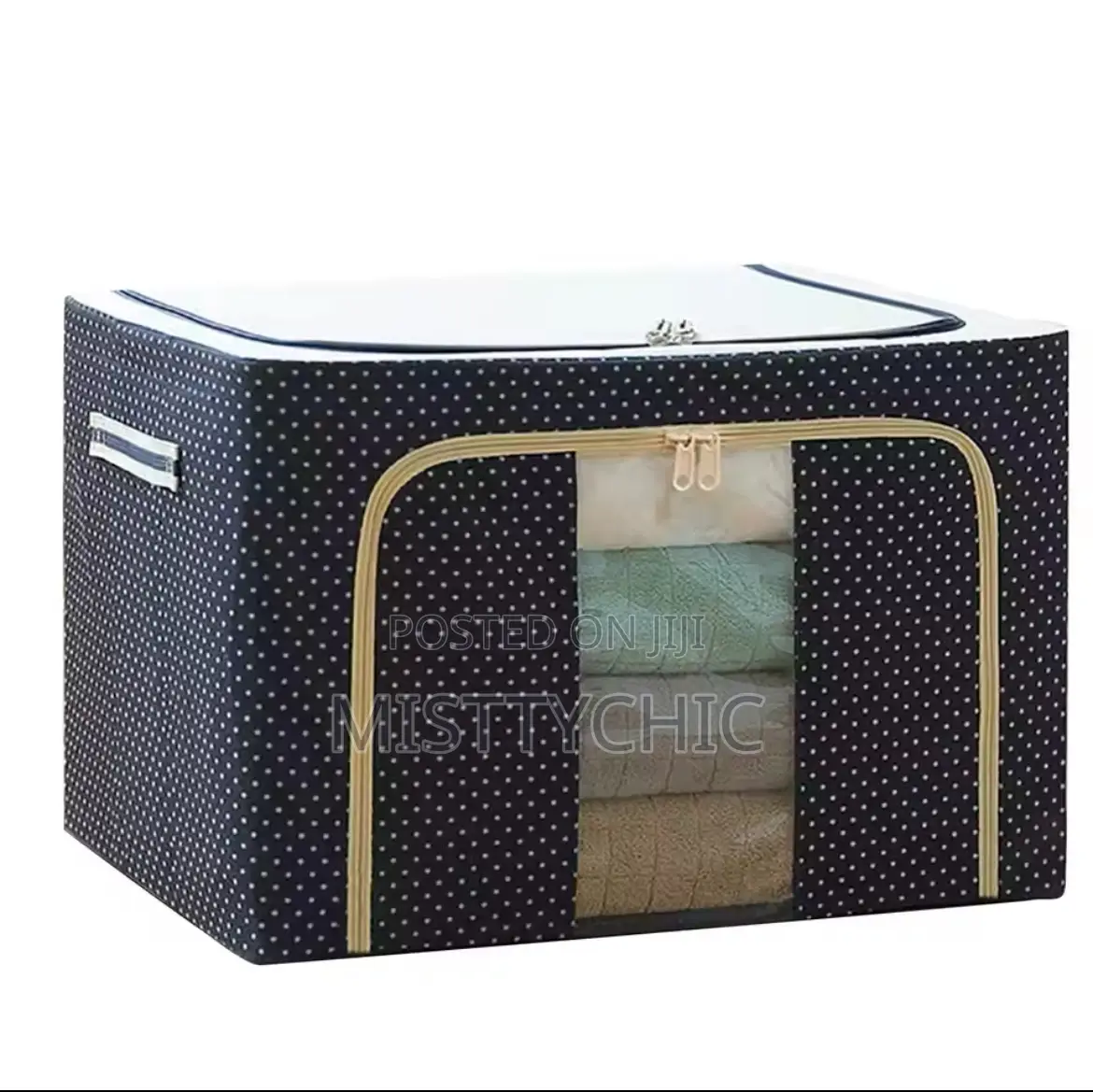 66 Liters Stackable Storage Bag With Metal Frame