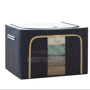 66 Liters Stackable Storage Bag With Metal Frame