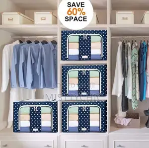 66 Liters Stackable Storage Bag With Metal Frame