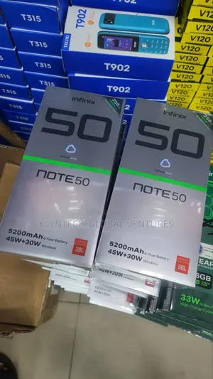 New Infinix Note 50 4G 256 GB Black