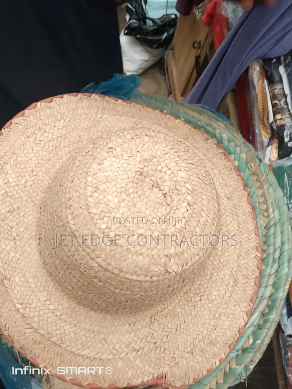 Raffia Farm Hat
