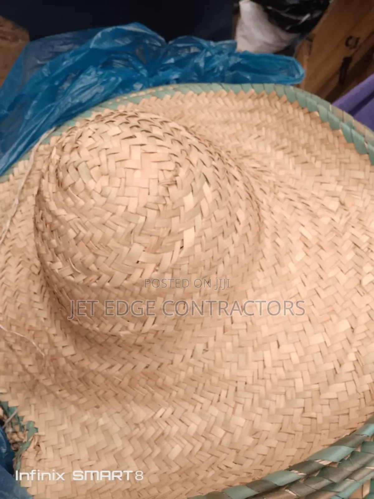 Raffia Farm Hat