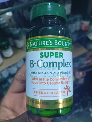 Super B-Complex+Folic Acid+Vit C 150capsules (Nature's Bounty)