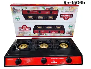 3 Burners Rashnik Stainless Gas Cooker