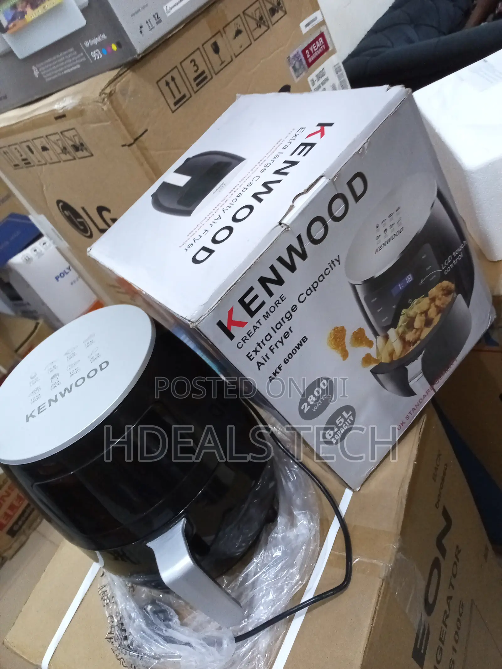Kenwood 6.5l Fryer – Led Display, Timer, Adjustable Temp