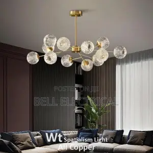 Copper Chandelier for Living Room