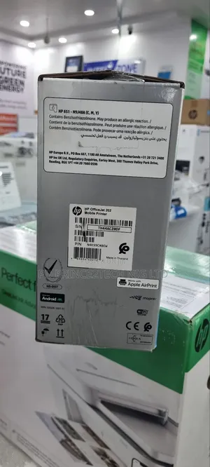 Hp Officejet 202 Mobile Printer (N4k99c) Battery Powered Printer