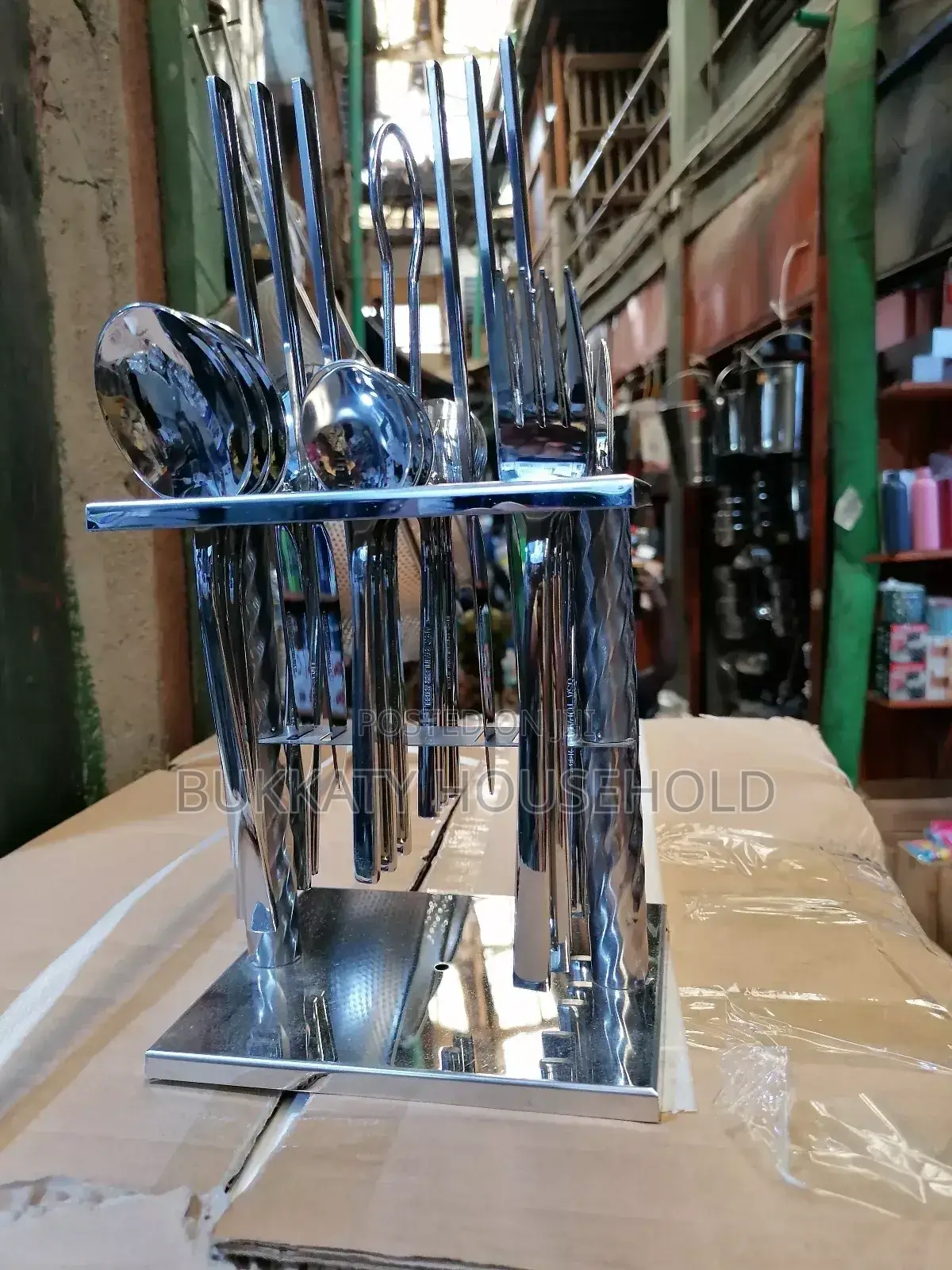 Original Set of Spoons and It Stand