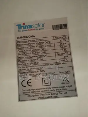 500w Trina Solar Panel