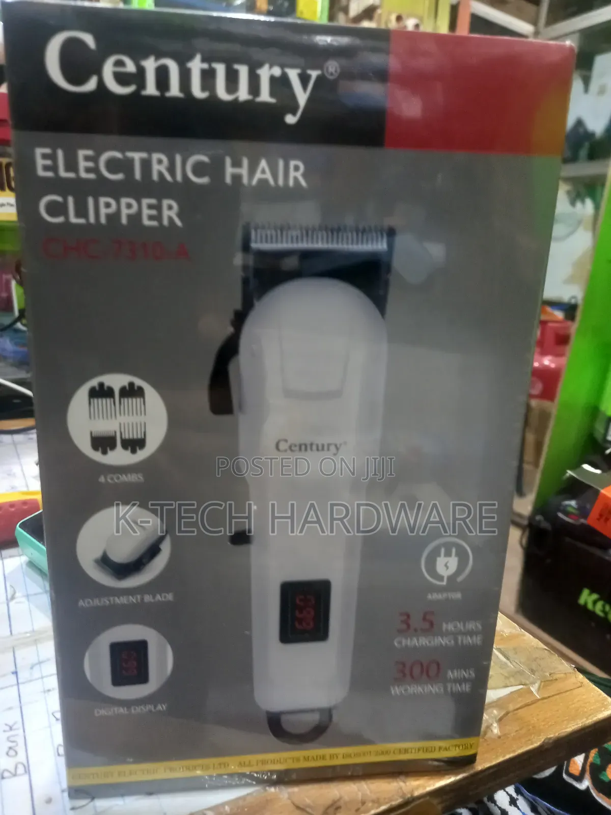 Century Electric, Rechargeable Digital Hair Clipper